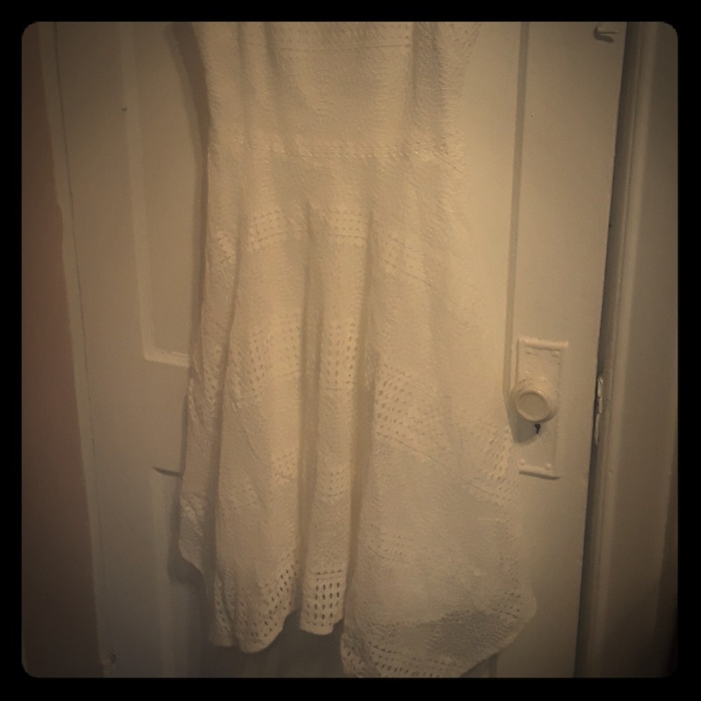 White lace dress